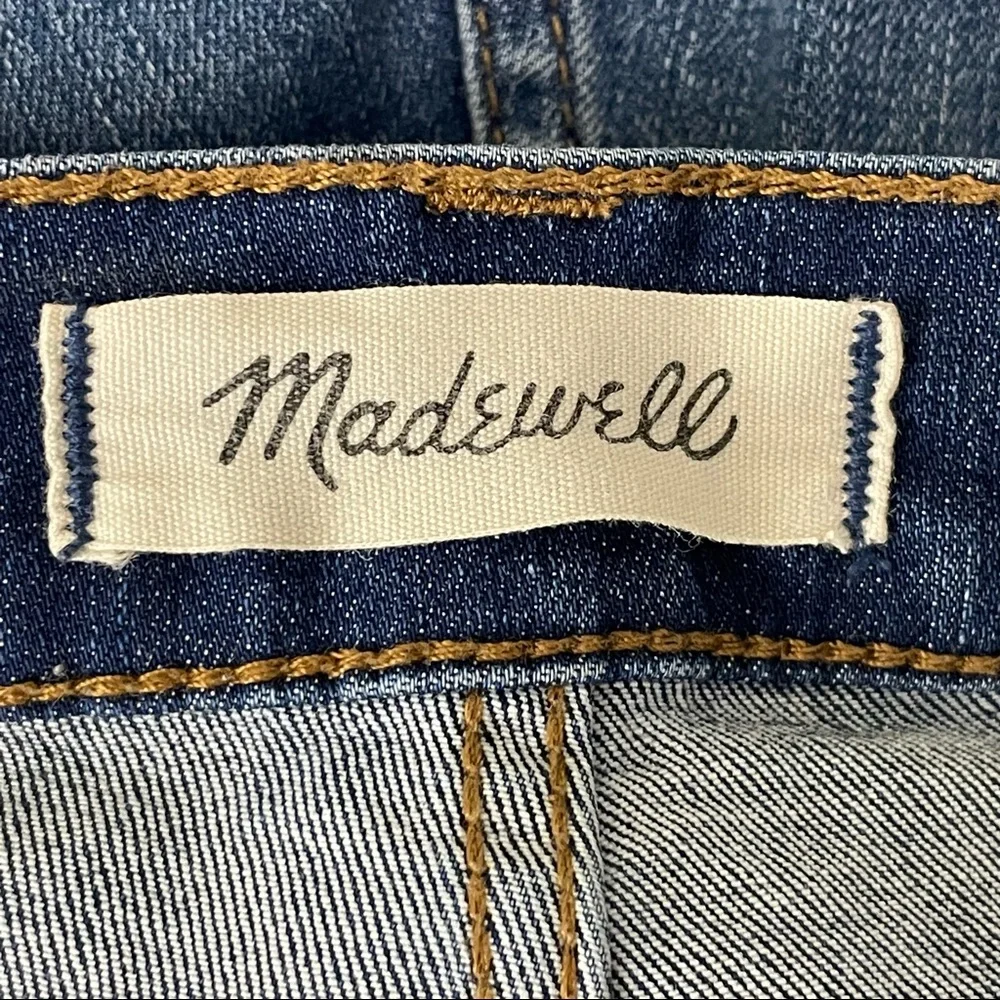 MADEWELL 10” HIGH RISE SKINNY JEANS HEM EDITION 26” BLUE 25 - Picture 10 of 14